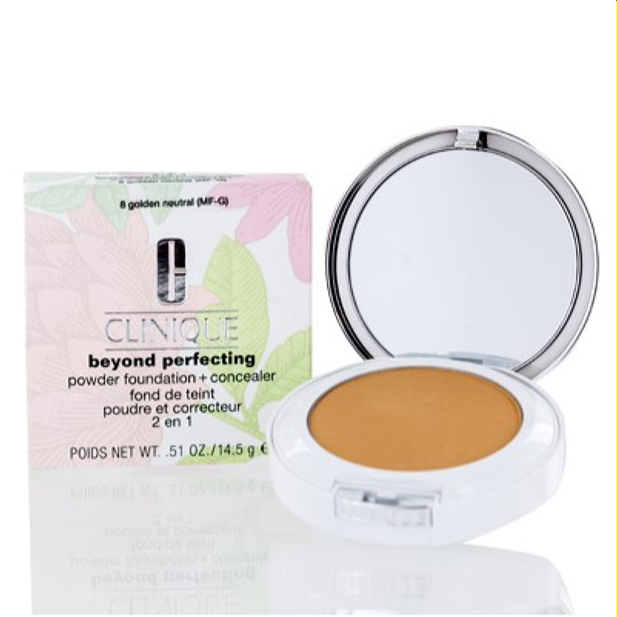 Clinique Beyond Perfecting Powder Foundation+Conceal 8 Gold Neutral 0.51Oz(15Ml) ZGH6-08