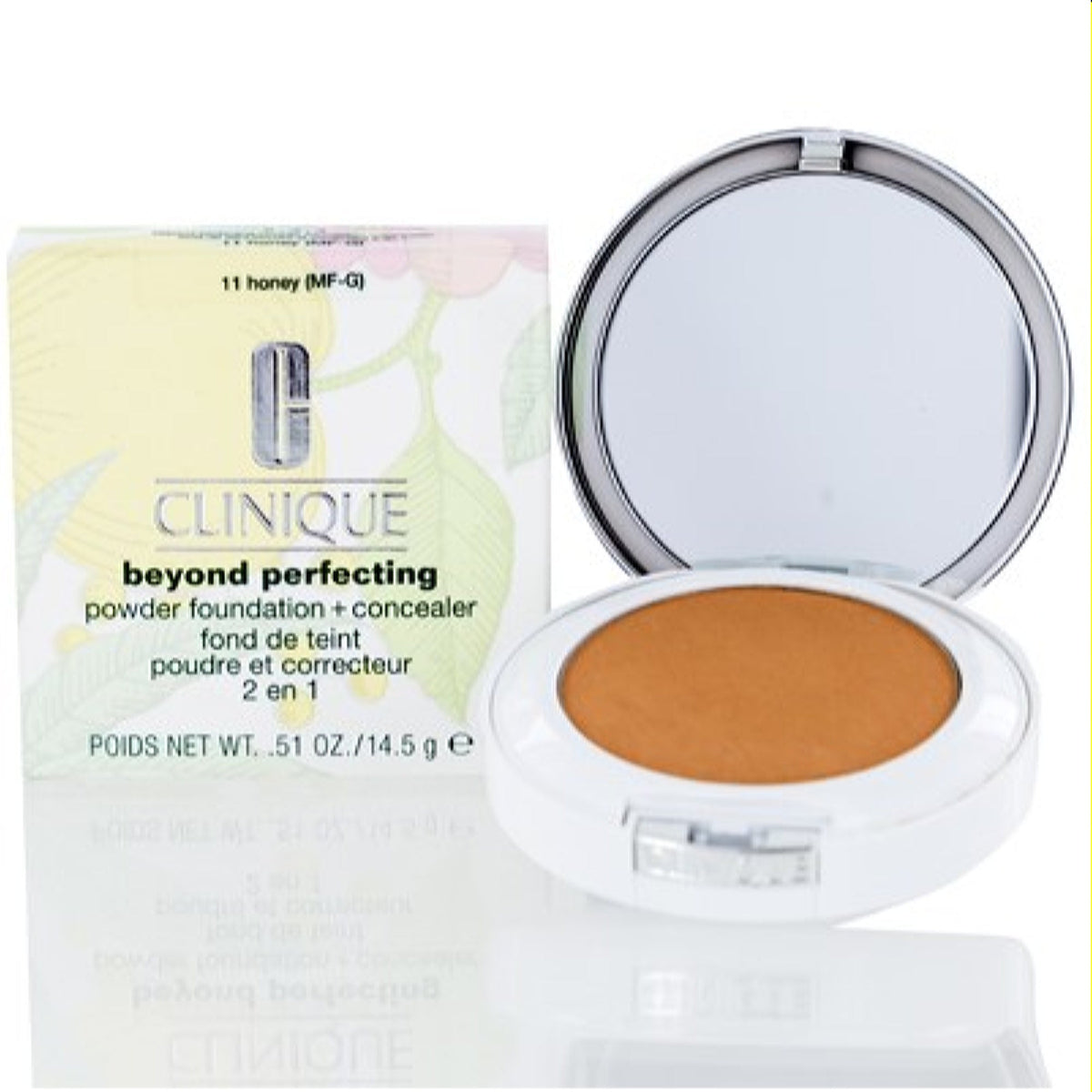 Clinique Beyond Perfecting Powder Foundation+Conceal 11 Honey 0.51Oz(15Ml) ZGH6-11