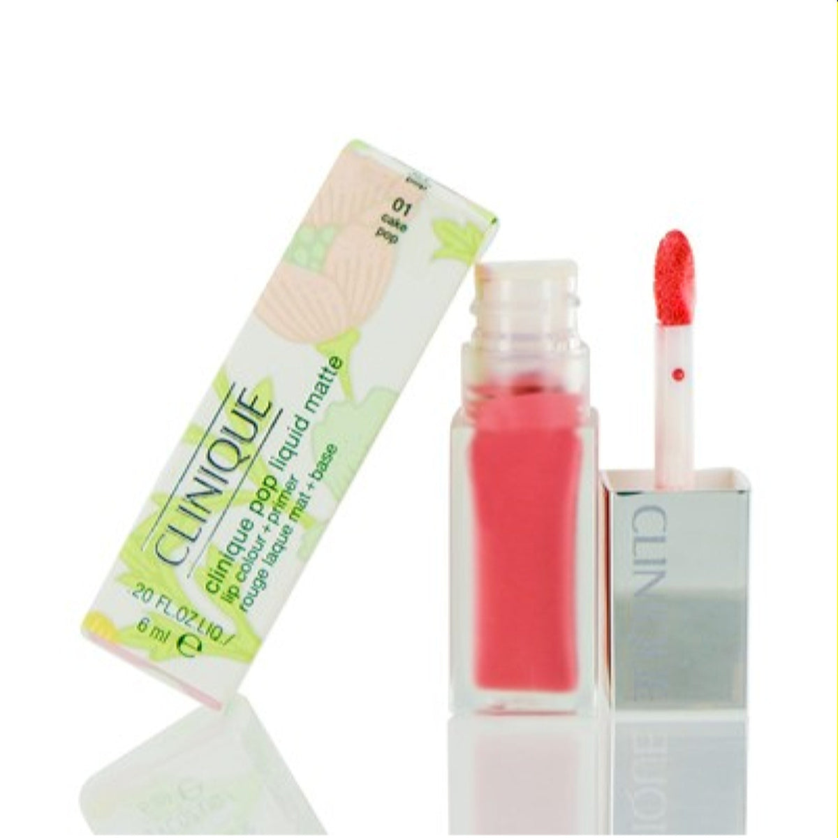 Clinique Pop Liquid Matte  Lip Colour + Primer 01 - Cake Pop .20 Oz ZLPM-01