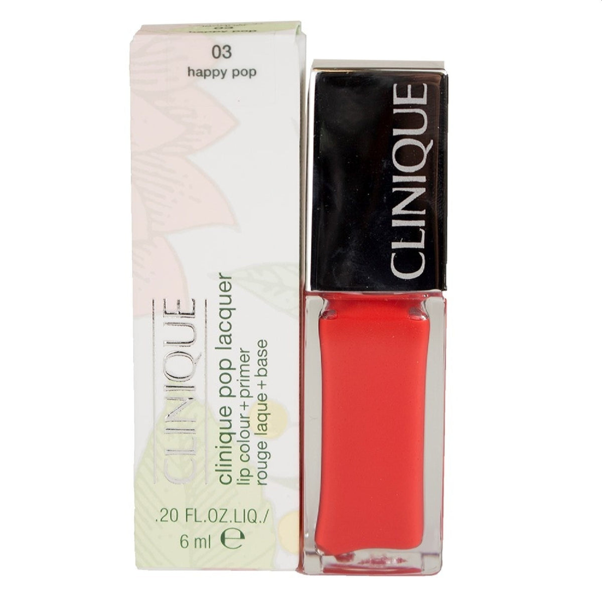 Clinique Pop Lacquer 03 Happy Pop Lip Gloss Slightly 0.20 Oz ZN3J03