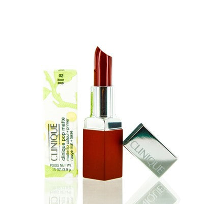 Clinique Pop Matte Lip Color + Primer 02 Icon Pop  .13 Oz  ZTPH-02
