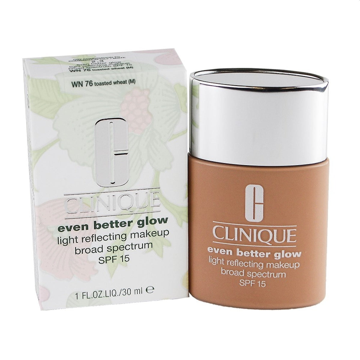 Clinique Even Better Glow Makeup Wn 76 Toasted Wheat 1.0 Oz ZY5X-43