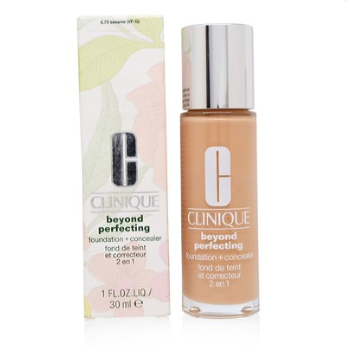 Clinique Beyond Perfecting Foundation+Concealer 6.75 Sesame (Vf-G) 1.0 Oz Z9FFA6