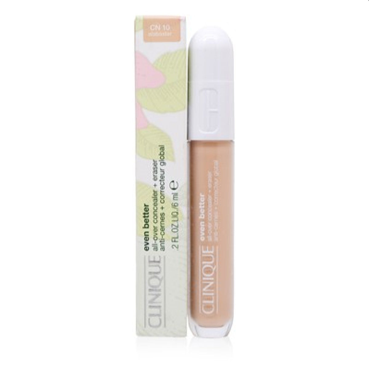 Clinique Even Better All-Over Concealer + Eraser Cn 10 Alabaster 0.2 Oz KF54-01
