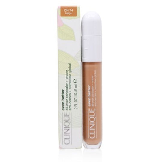 Clinique Even Better All-Over Concealer + Eraser Cn 74 Beige 0.2 Oz KF54-08