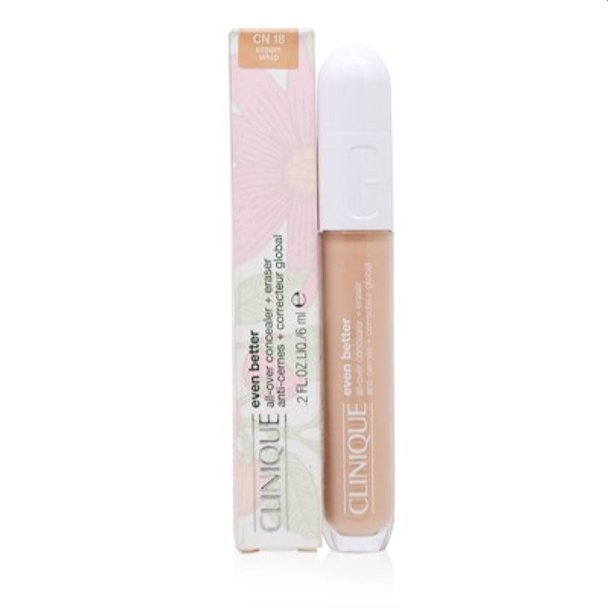 Clinique Even Better All-Over Concealer + Eraser Cn 18 Cream Whip 0.2 Oz KF54-14