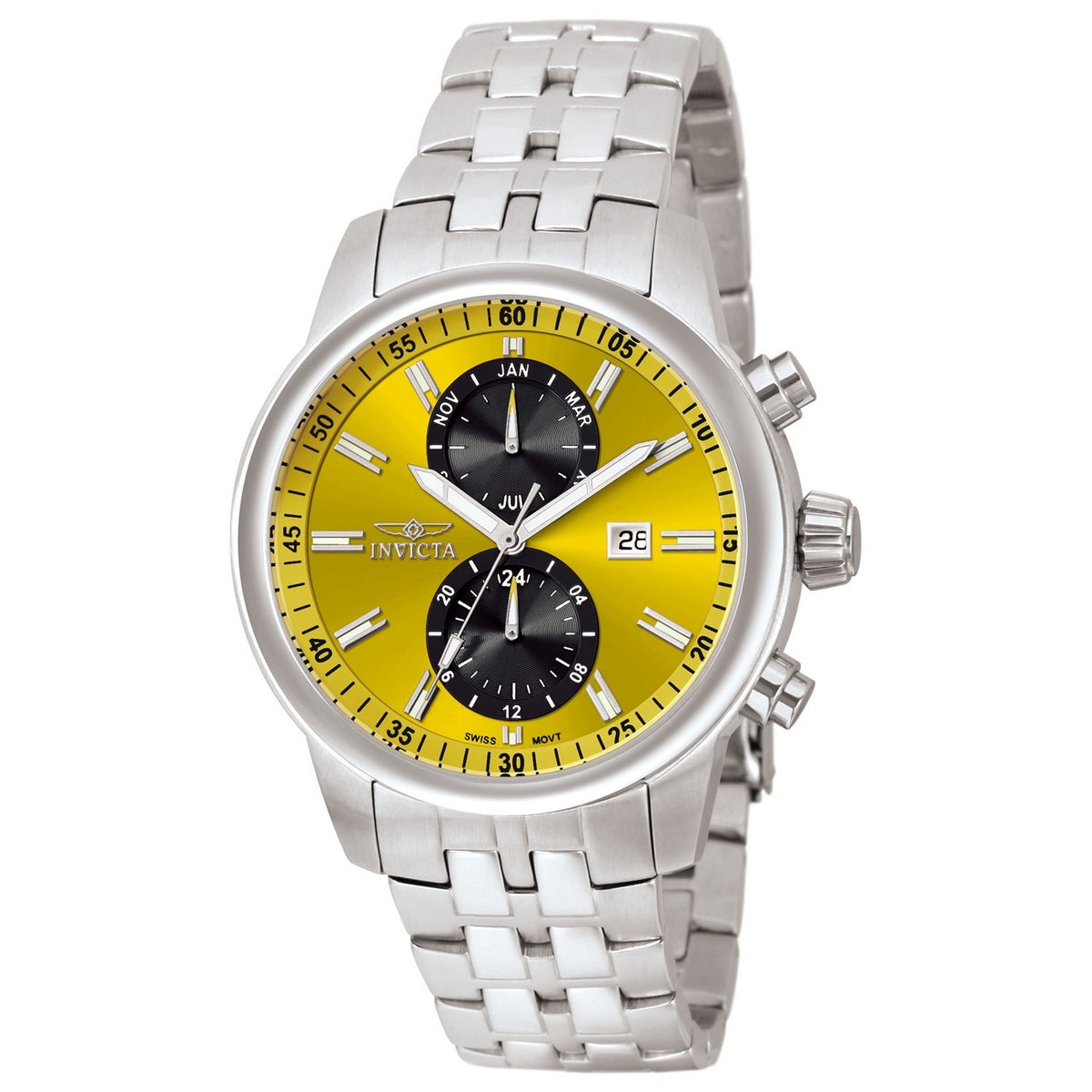 Invicta Men&#39;s 0249 Specialty Chronograph Stainless Steel Watch