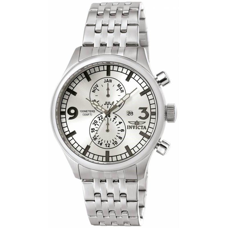 Invicta Men&#39;s 0366 Specialty Military Stainless Steel Watch