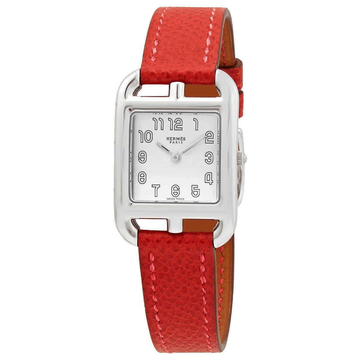 Hermes Women's 040245WW00 Cape Cod Red Leather Watch