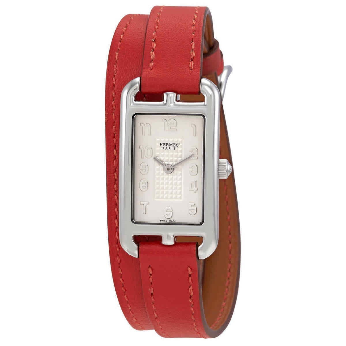 Hermes Women's 042729WW00 Nantucket Red Leather Watch