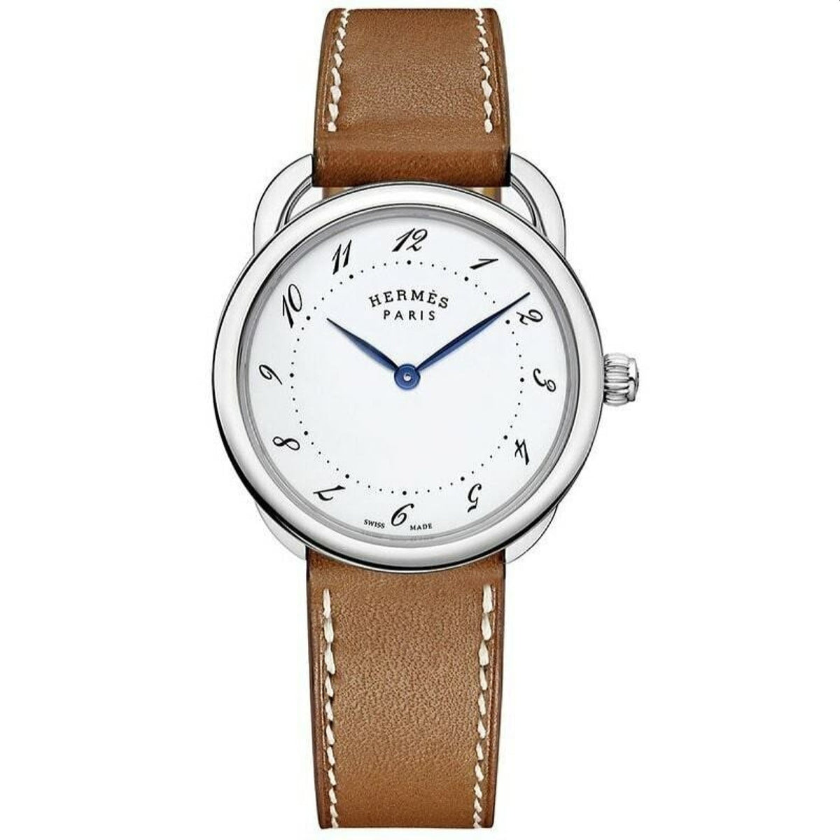 Hermes Women's 042771WW00 Arceau Brown Leather Watch