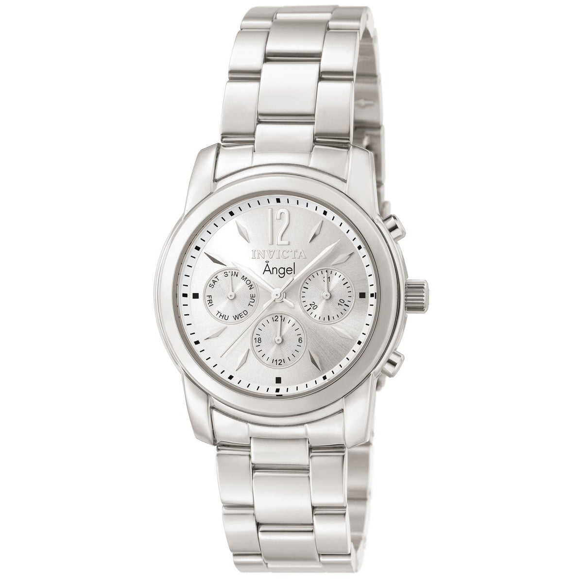 Invicta Women&#39;s 0461 Angel Multi-Function Stainless Steel Watch