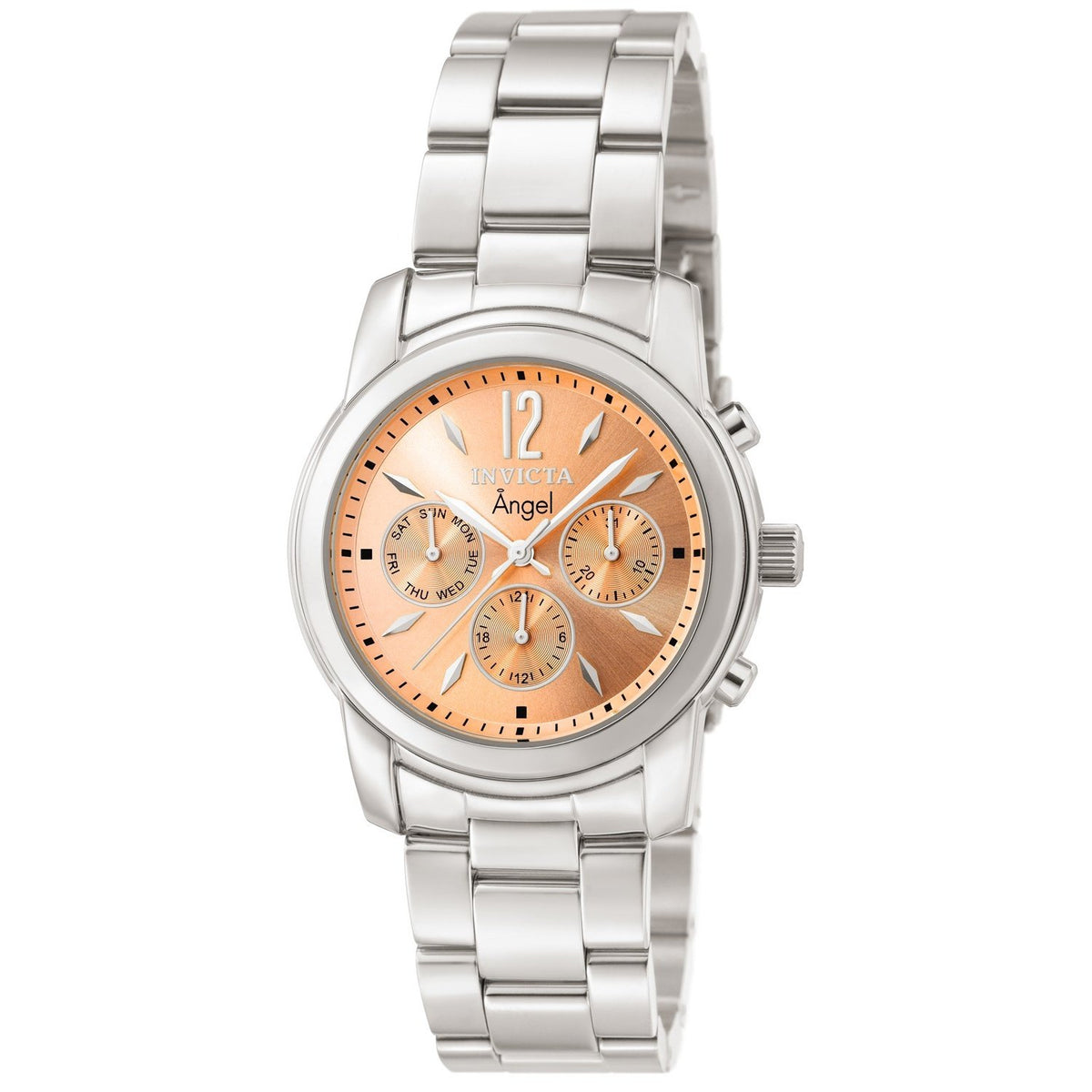 Invicta Women&#39;s 0462 Angel Multi-Function Stainless Steel Watch