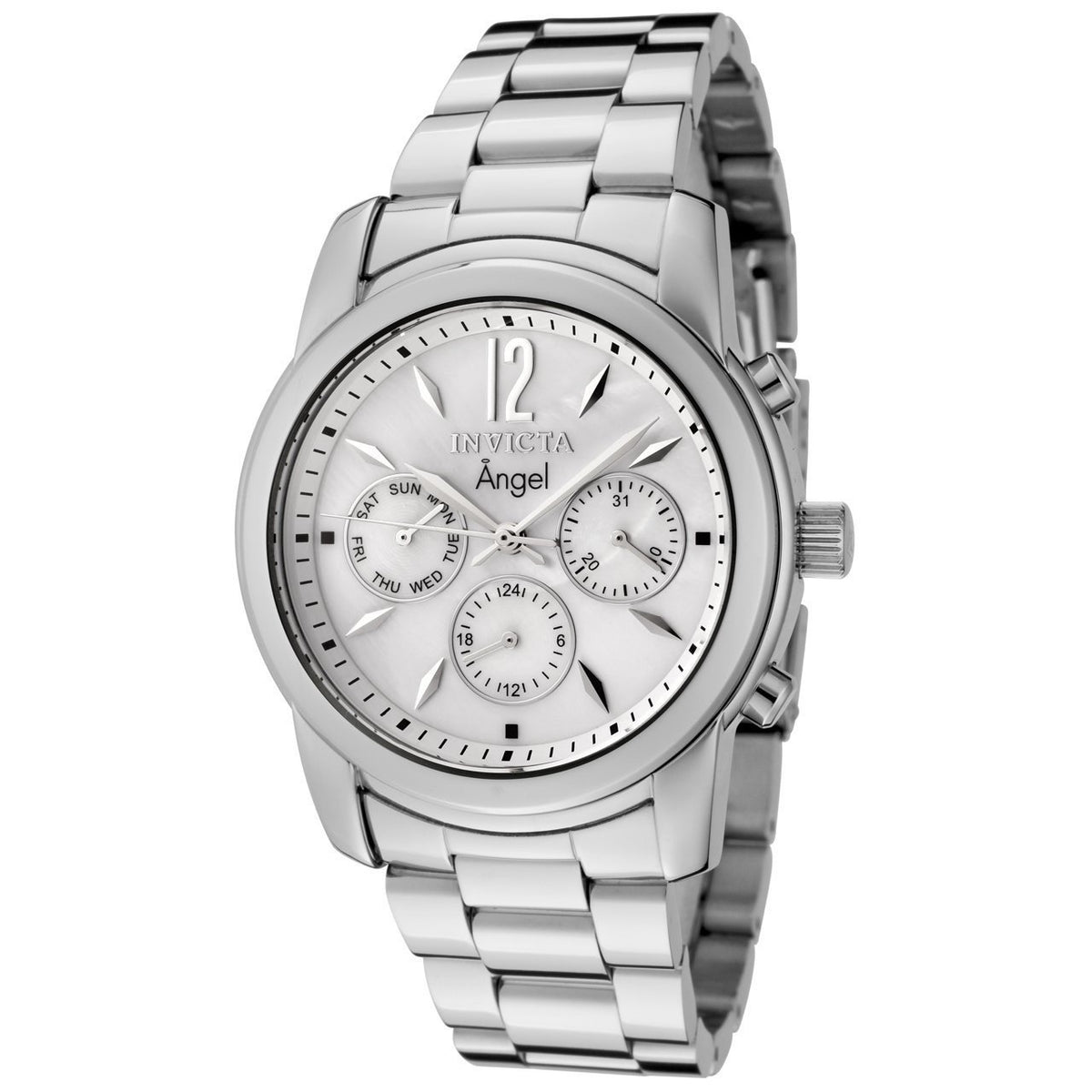 Invicta Women&#39;s 0463 Angel Multi-Function Stainless Steel Watch
