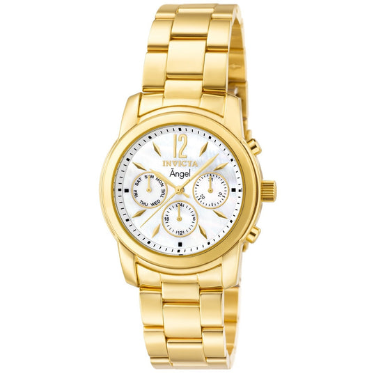 Invicta Women's 0465 Angel Multi-Function Gold-tone Stainless Steel Watch