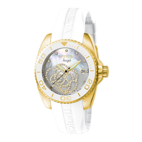 Invicta Women's 0488 Angel White Polyurethane Watch