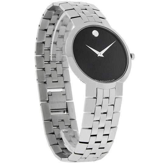 Movado Men's 0605040 Faceto  Black Rubber Watch