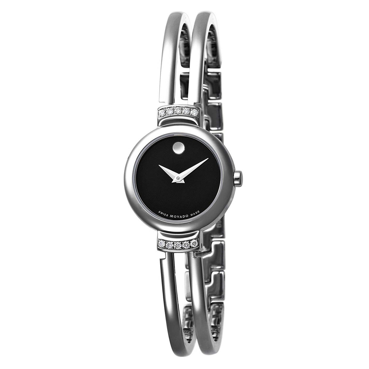 Movado Women&#39;s 0606239 Harmony Stainless Steel with 10 Sets of Diamonds Watch