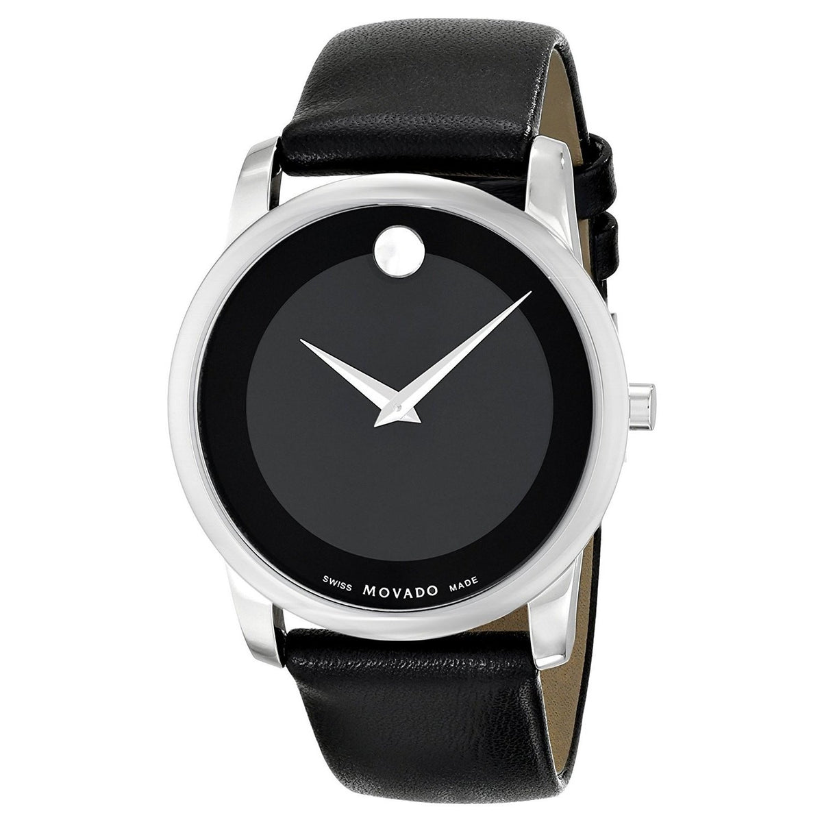 Movado Men's 0606502 Museum Black Leather Watch