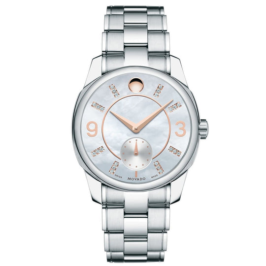 Movado Women's 0606619 LX Diamond Stainless Steel Watch