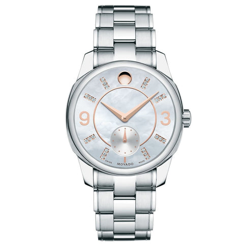 Movado Women's 0606619 LX Diamond Stainless Steel Watch