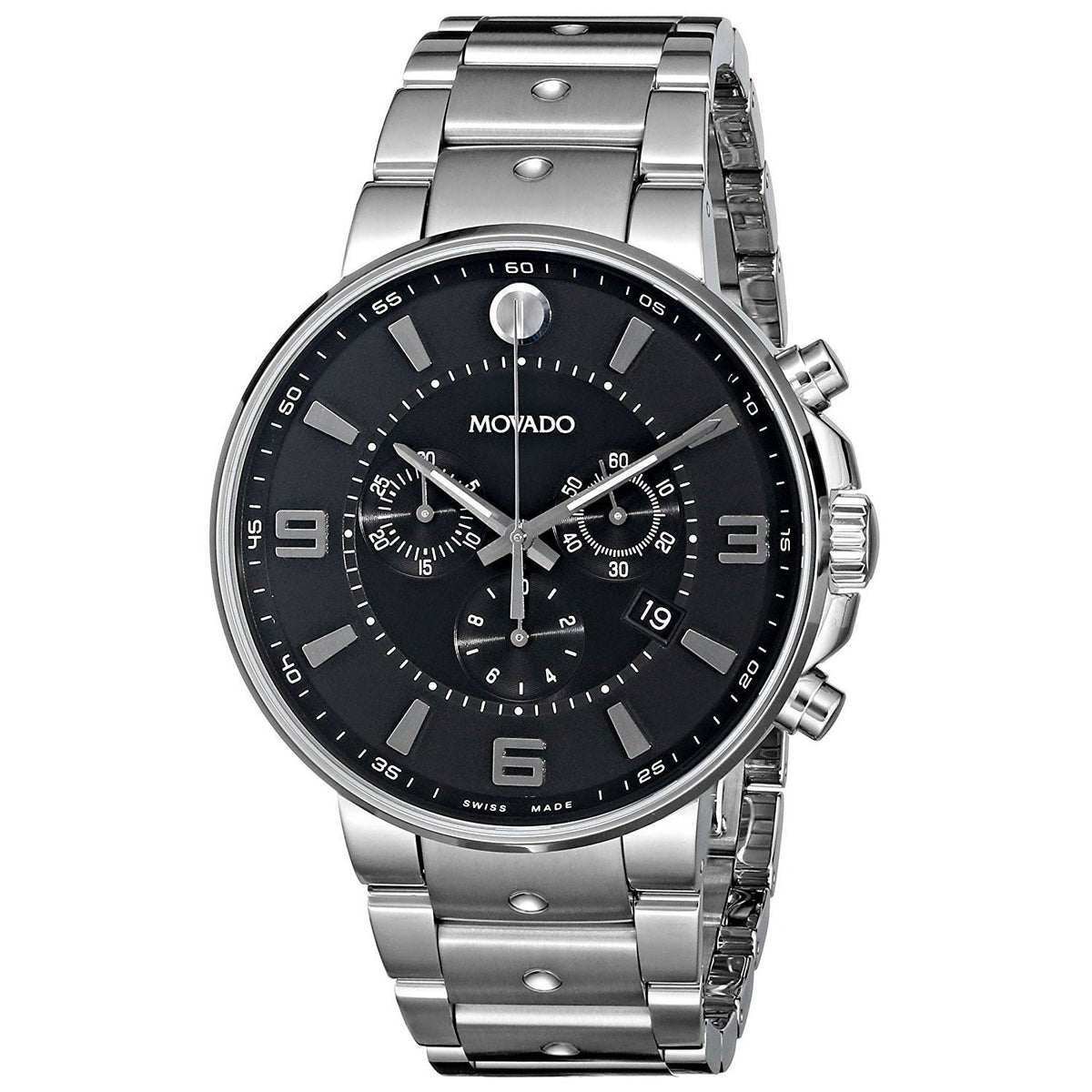 Movado Men's 0606759 SE. Pilot Chronograph Stainless Steel Watch