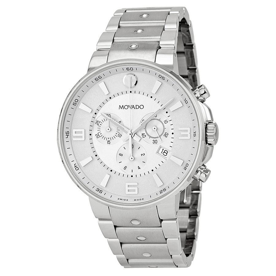 Movado Men's 0606760 SE Pilot Chronograph Stainless Steel Watch
