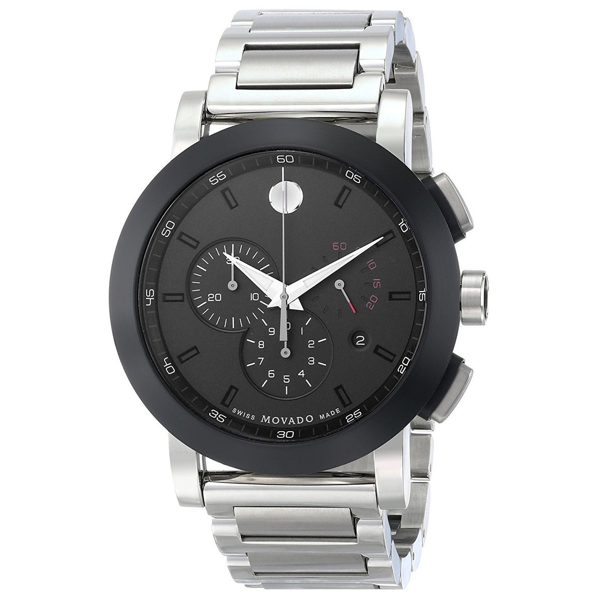 Movado Men's 0606792 Museum Sport Chronograph Stainless Steel Watch