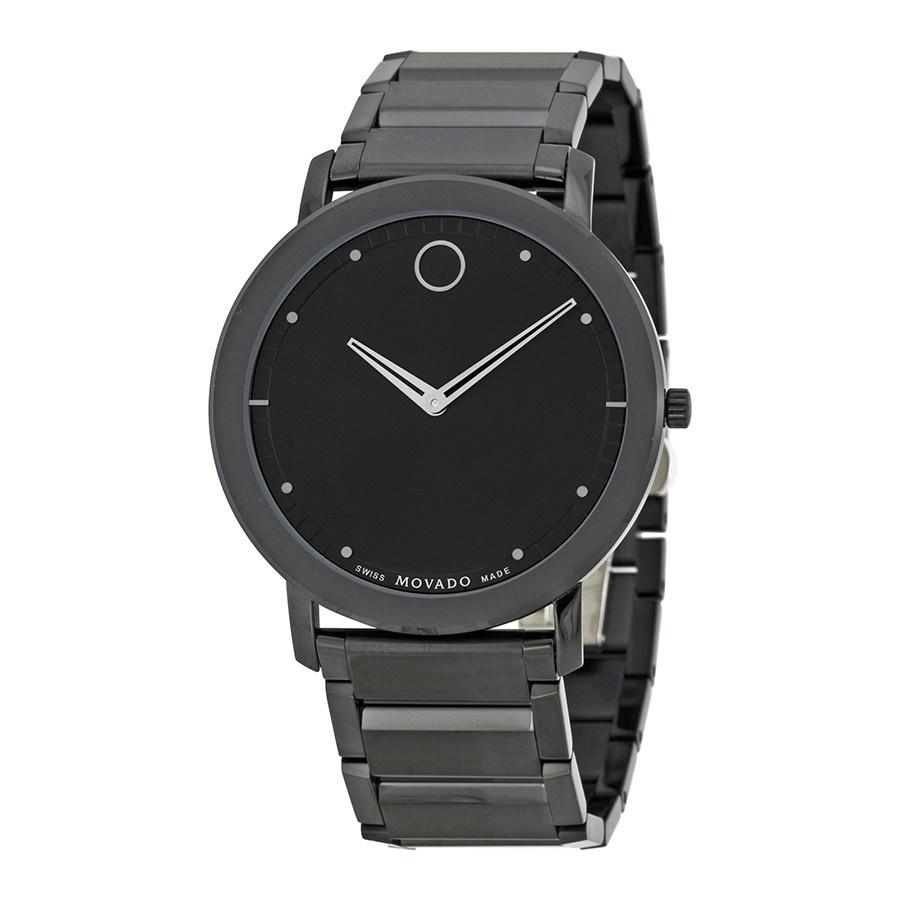 Movado Men's 0606882 Sapphire Black Stainless Steel Watch