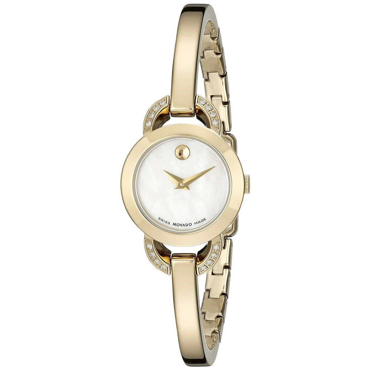 Movado Women's 0606889 Rondiro Diamond Gold-Tone Stainless Steel Watch