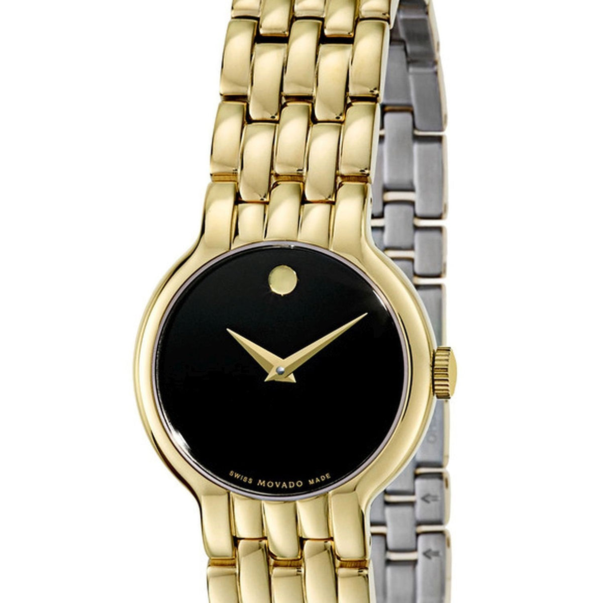 Movado Women&#39;s 0606935 Vetur  Gold-Tone Stainless Steel Watch