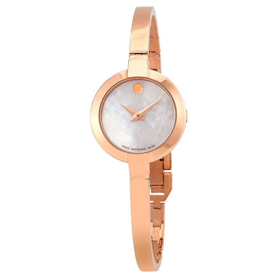 Movado Women's 0607082 Bela Rose-Tone Stainless Steel Watch
