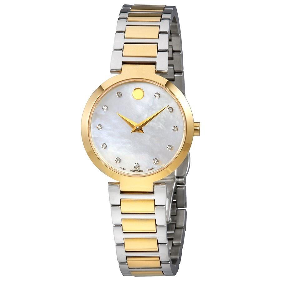 Movado Women's 0607103 Modern Classic Diamond Two-Tone Stainless Steel Watch