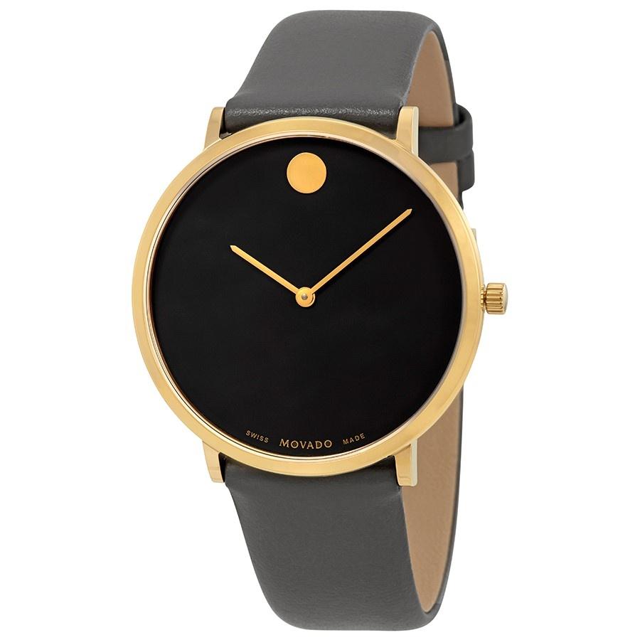 Movado Men's 0607136 Museum Grey Leather Watch
