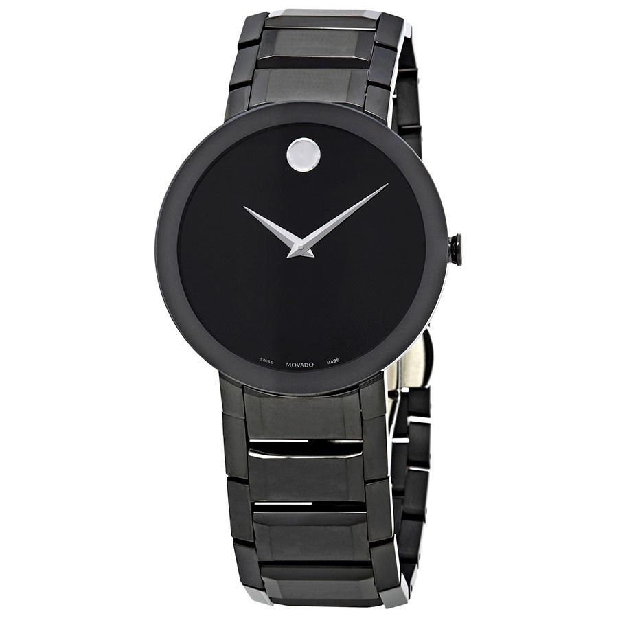 Movado Men's 0607179 Sapphire Black Stainless Steel Watch
