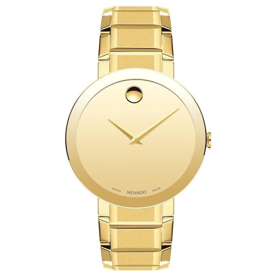 Movado Men's 0607180 Sapphire Gold-Tone Stainless Steel Watch