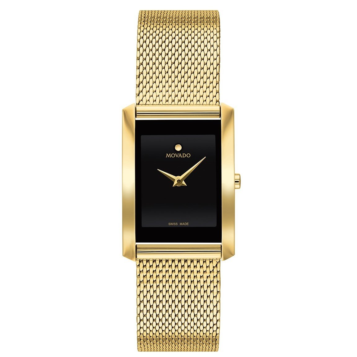 Movado Women's 0607189 La Nouvelle Black Rubber Watch