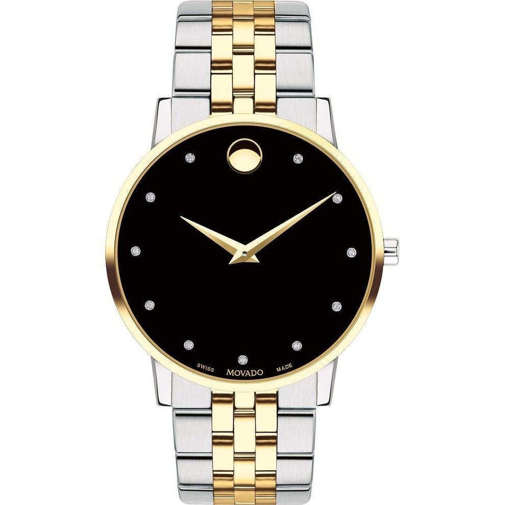 Movado Men's 0607202 Museum Diamond Automatic Two Tone Stainless Steel Watch