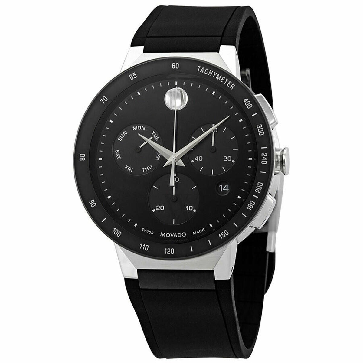 Movado Men&#39;s 0607240 Sapphire Chronograph Rubber Watch