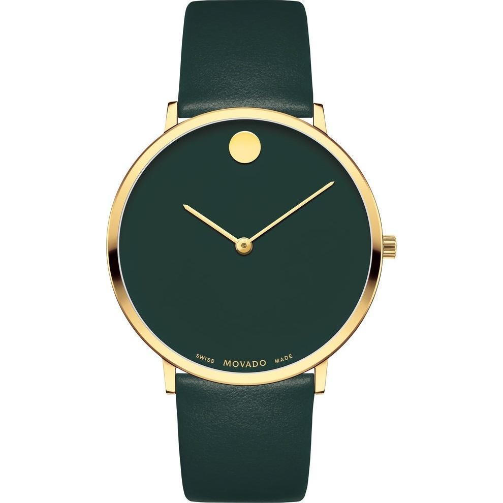 Movado Women's 0607260 Museum Green Leather Watch