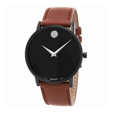 Movado Men's 0607273 Museum Brown Leather Watch