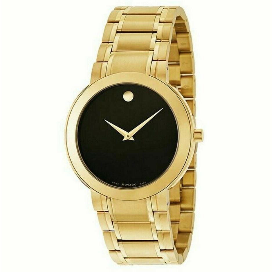 Movado Men&#39;s 0607279 Stiri Gold-Tone Stainless Steel Watch