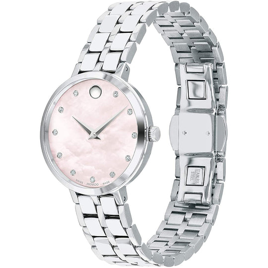 Movado Women's 0607322 Kora Diamond Stainless Steel Watch