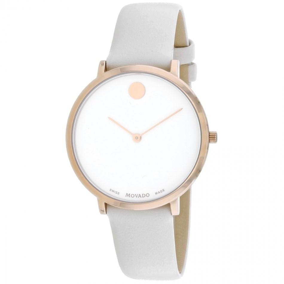 Movado Women's 0607389 Modern Pink Leather Watch