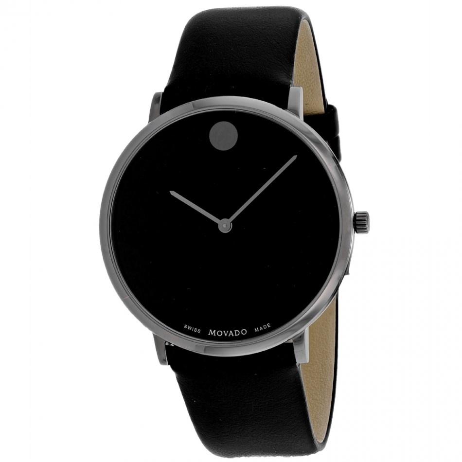 Movado Men's 0607391 Modern Blue Leather Watch