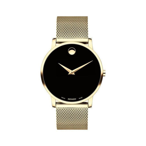 Movado Men's 0607396 Museum Classic Gold-Tone Stainless Steel Watch