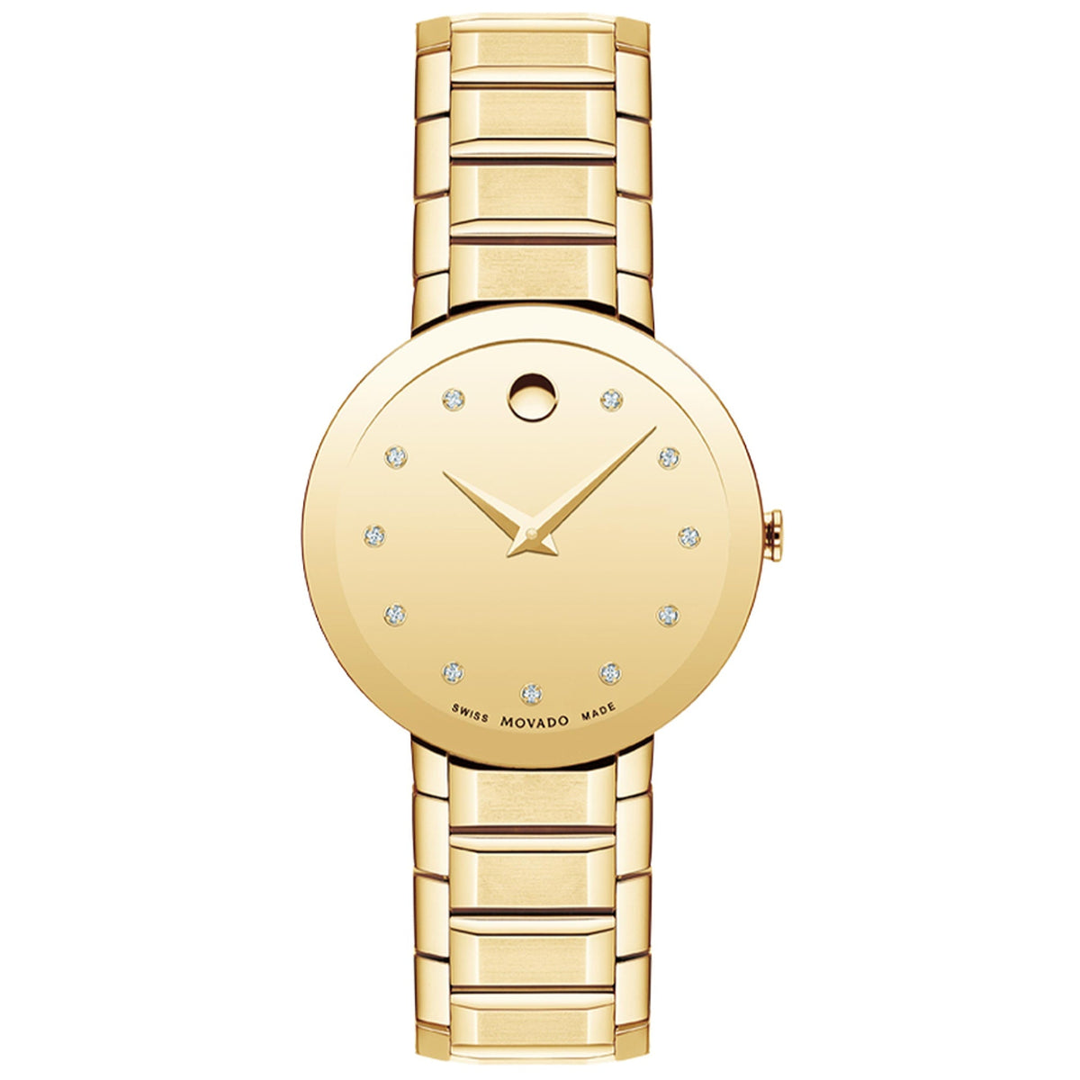 Movado Women&#39;s 0607550 Movado Gold-Tone Stainless Steel Watch