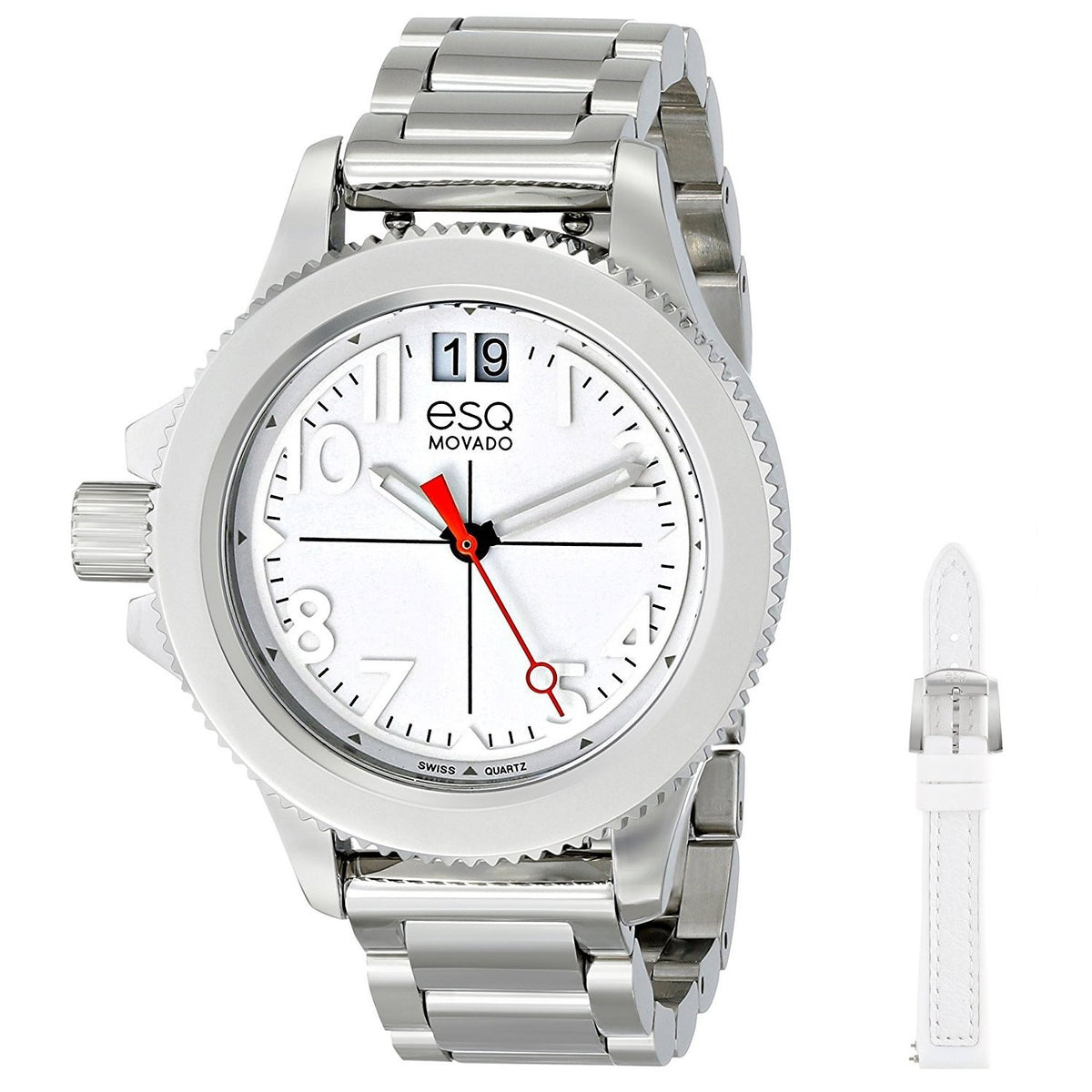 ESQ By Movado Women's 07101404 Fusion Interchangeable Strap Stainless Steel Watch