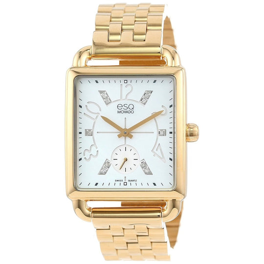 ESQ By Movado Women's 07101415 Origin Diamond Gold-Tone Stainless Steel Watch