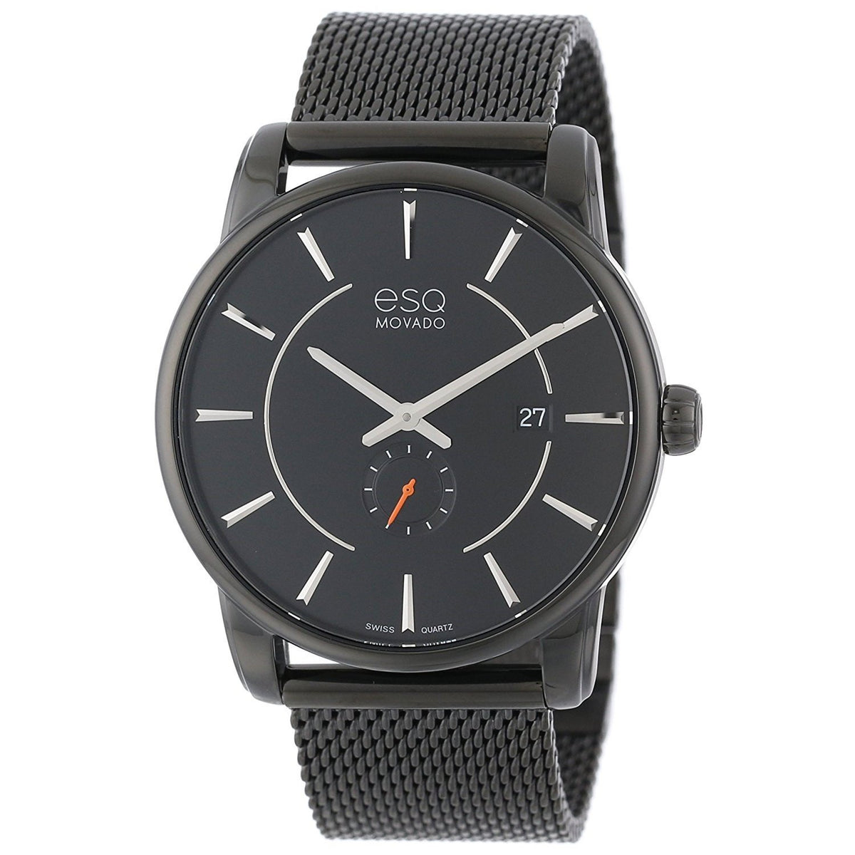 ESQ By Movado Men&#39;s 07301445 Capital Black Stainless Steel Watch